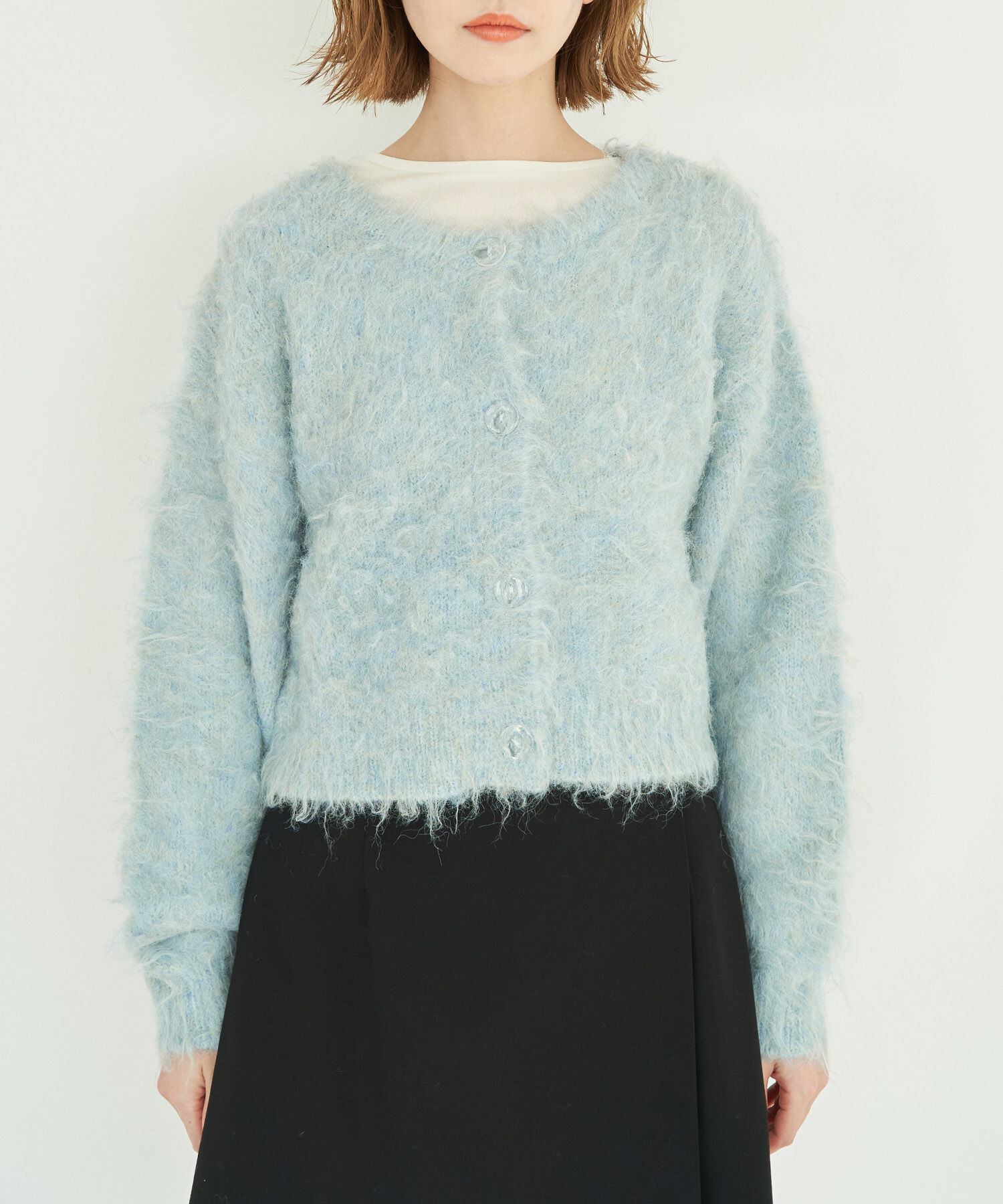 Rope&rsquo;Picnic「【一部店舗限定】2WAY/MIX起毛ヤーンカーディガン」|カーディガン|