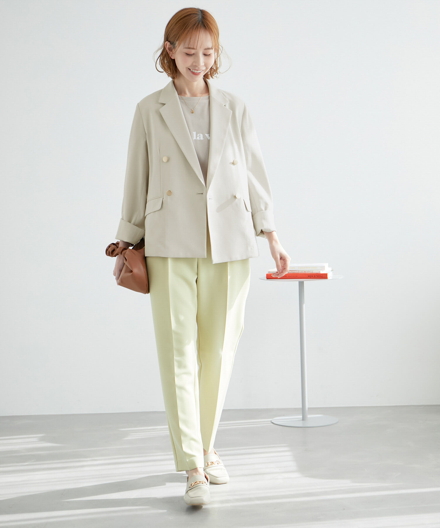 Rope&rsquo;Picnic「【ご好評につき追加生産】金ボタンジャケット/UVカット・接触冷感・セットアップ対応・リンクコーデ」|テーラードジャケット|