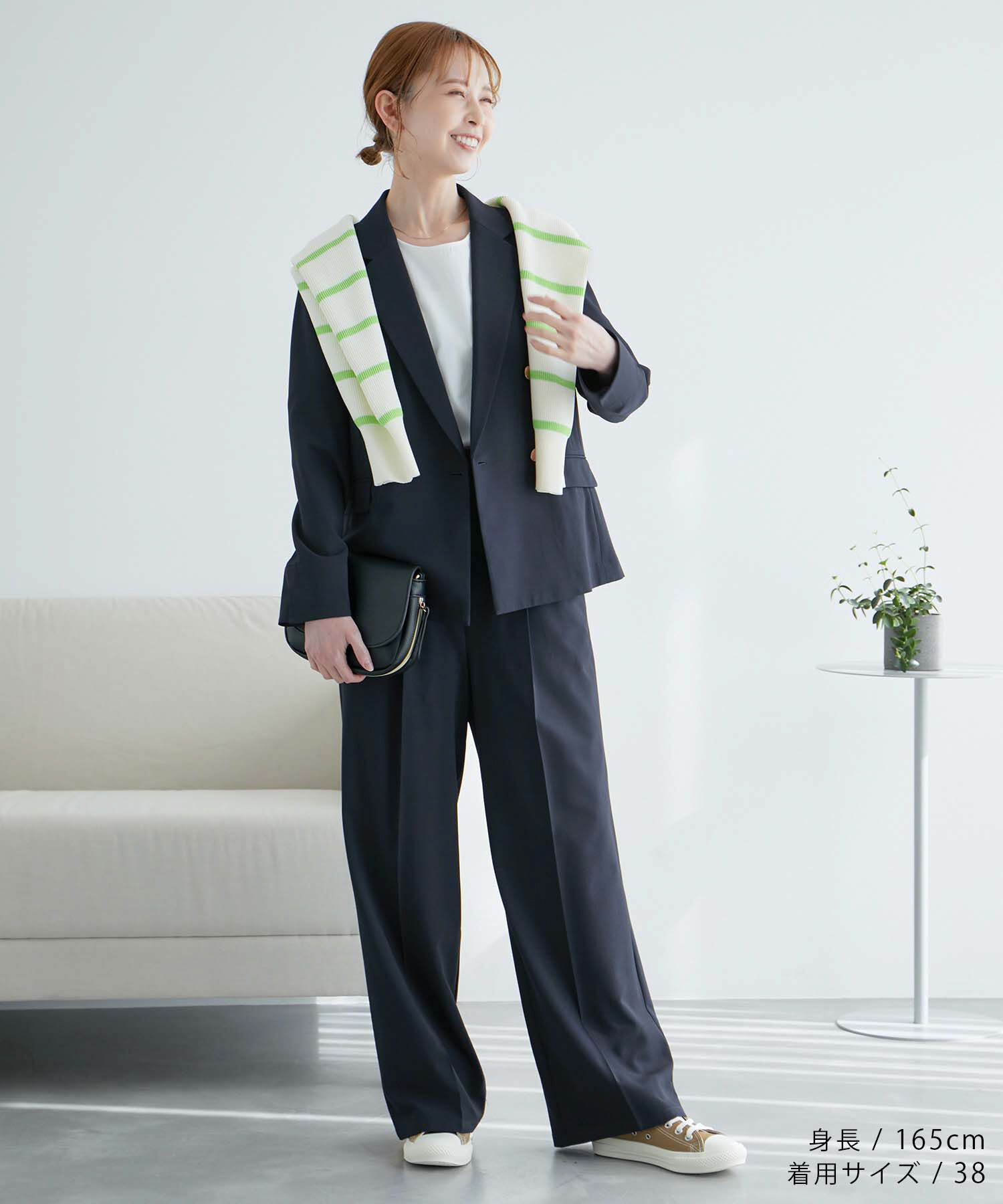 Rope&rsquo;Picnic「【ご好評につき追加生産】金ボタンジャケット/UVカット・接触冷感・セットアップ対応・リンクコーデ」|テーラードジャケット|