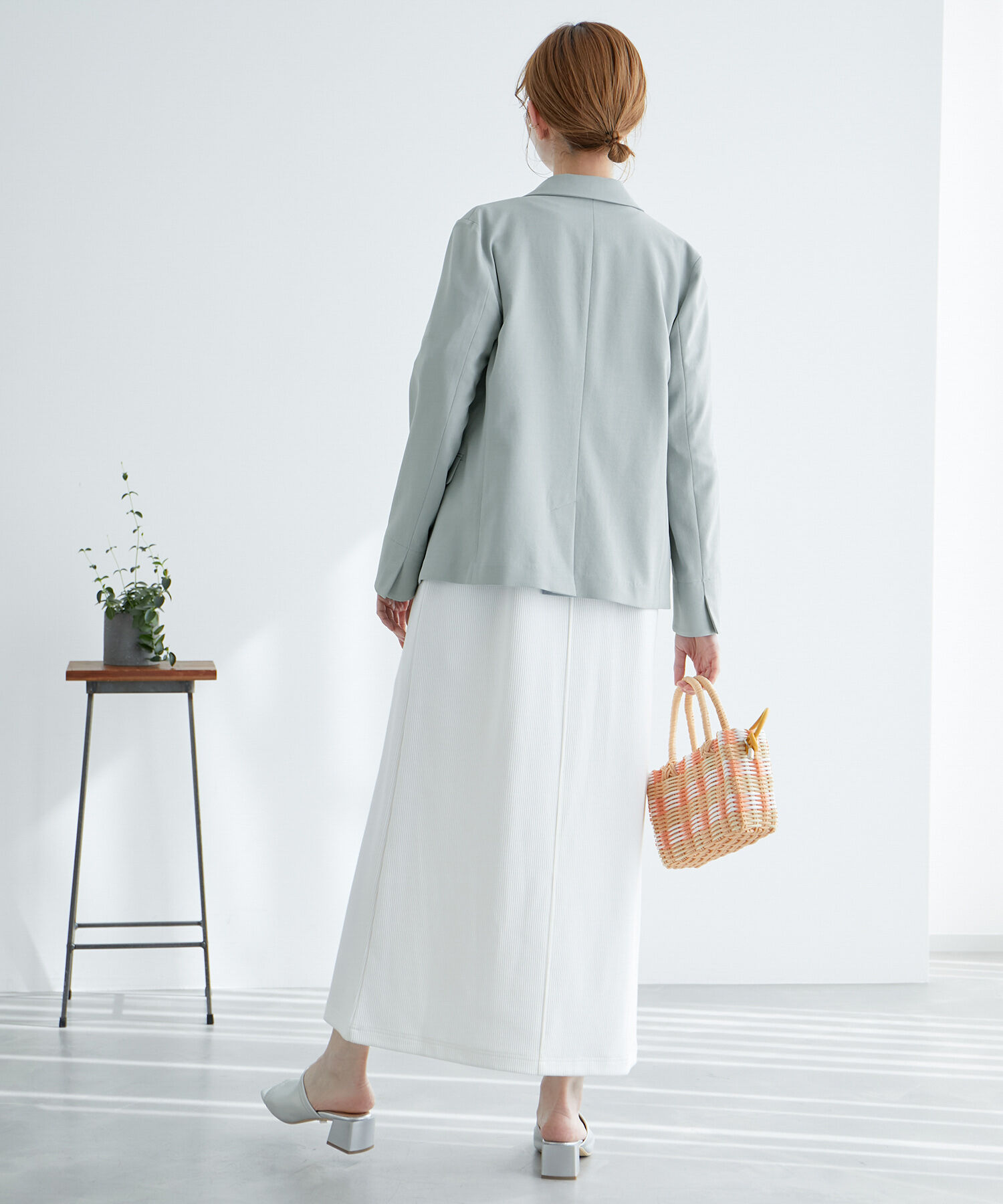 Rope&rsquo;Picnic「【ご好評につき追加生産】金ボタンジャケット/UVカット・接触冷感・セットアップ対応・リンクコーデ」|テーラードジャケット|