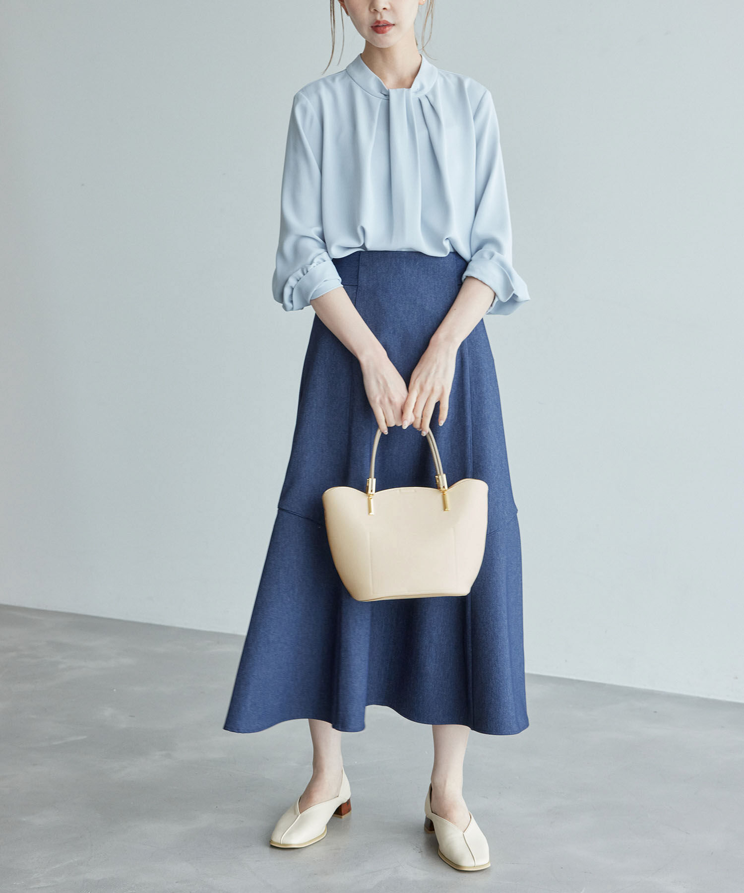 ROPE PICNIC PASSAGE「軽量レクタンスカラップミドルトート＆ショルダーバッグ」|トートバッグ|