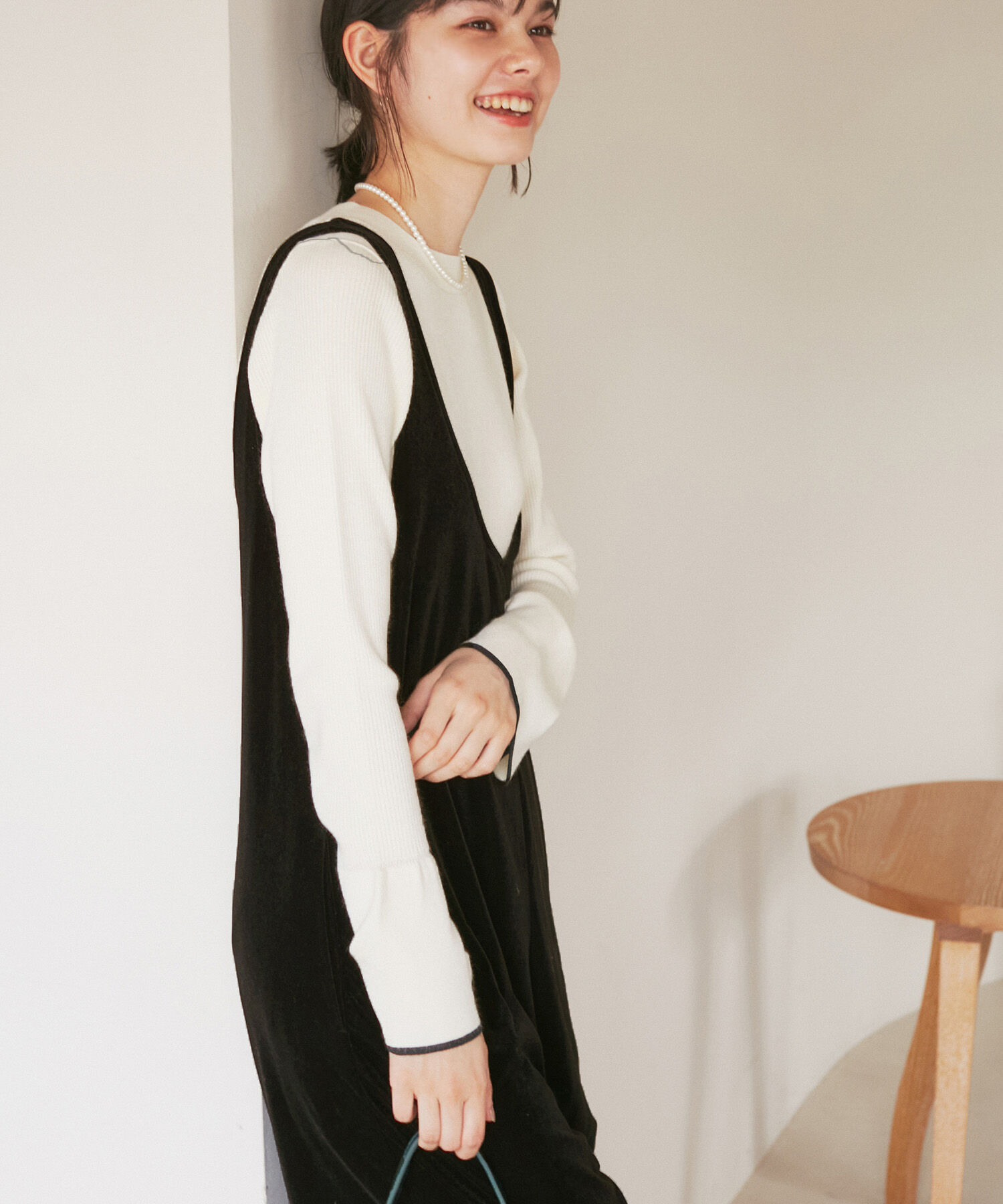 Rope&rsquo;Picnic「【WEB限定】袖フレアニットプルオーバー/アンチピリング・帯電防止・洗濯機OK」|ニット・セーター|