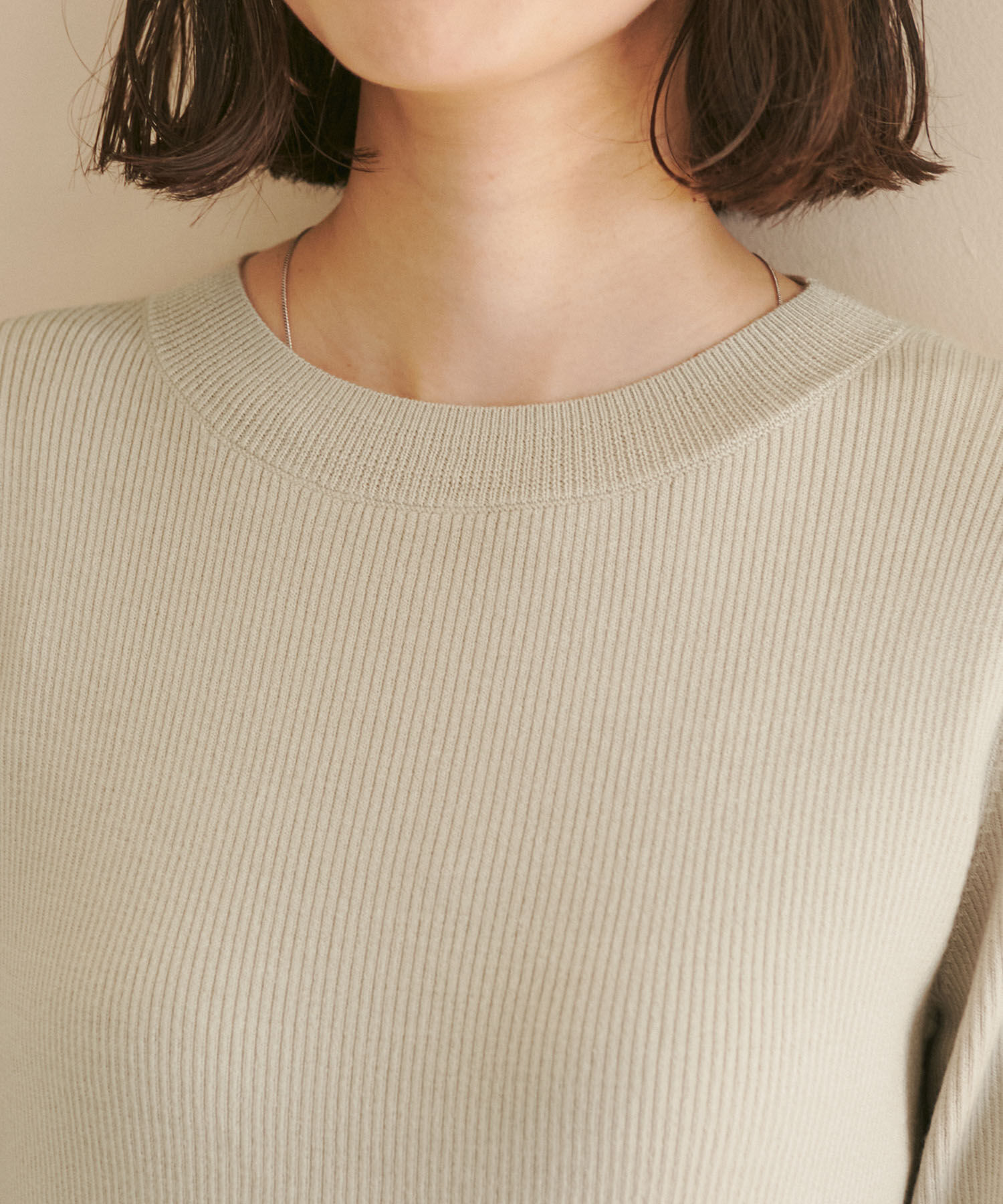 Rope&rsquo;Picnic「【WEB限定】袖フレアニットプルオーバー/アンチピリング・帯電防止・洗濯機OK」|ニット・セーター|