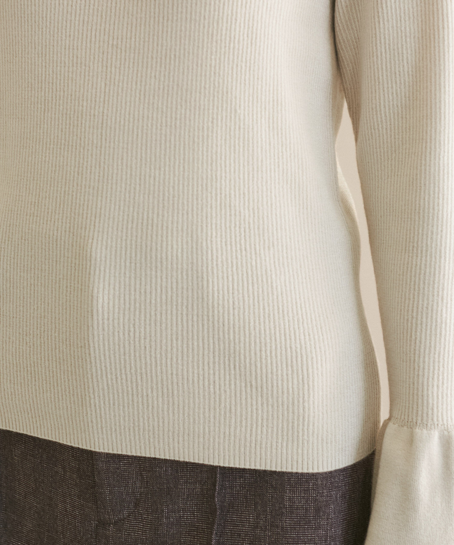 Rope&rsquo;Picnic「【WEB限定】袖フレアニットプルオーバー/アンチピリング・帯電防止・洗濯機OK」|ニット・セーター|