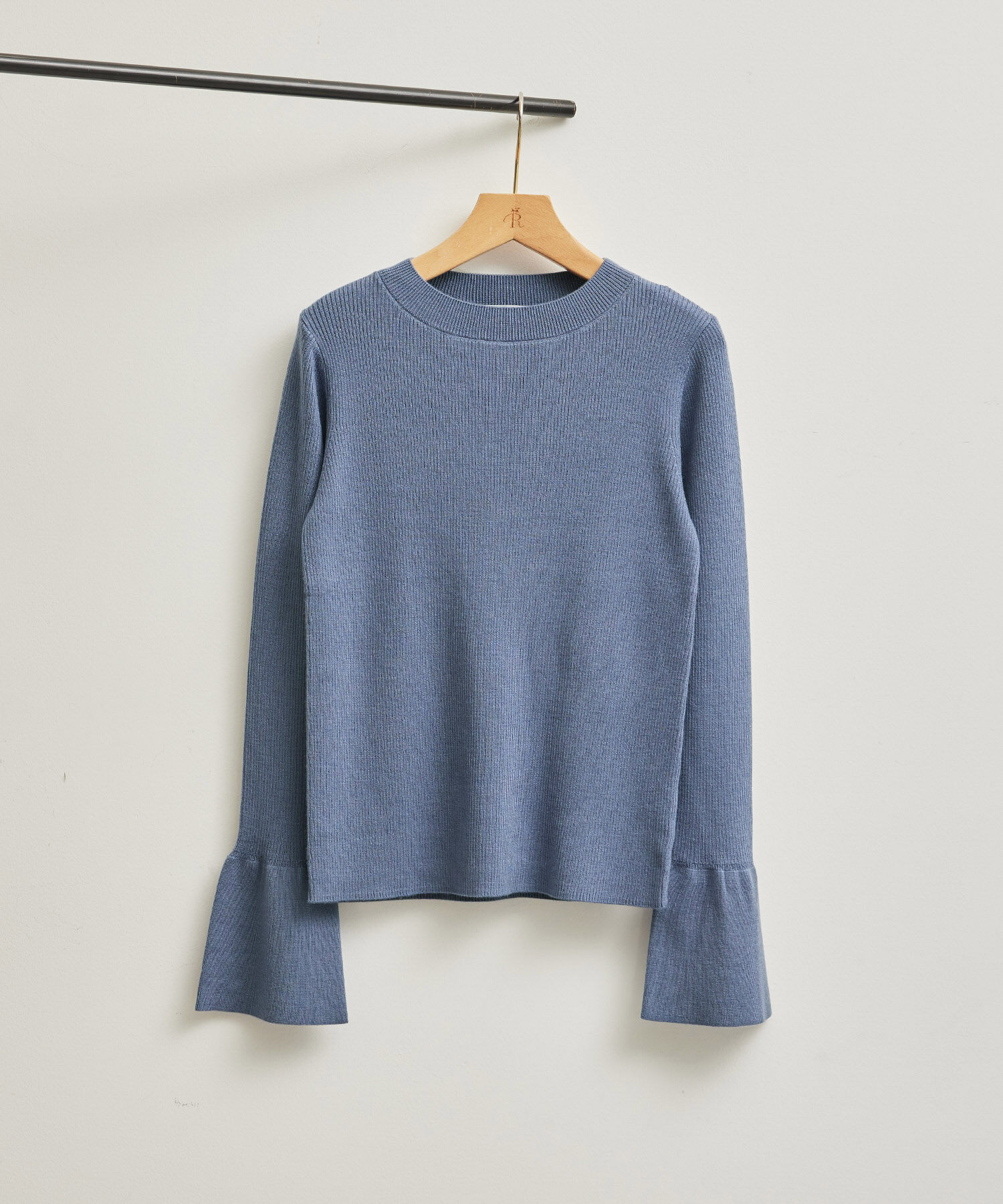 Rope&rsquo;Picnic「【WEB限定】袖フレアニットプルオーバー/アンチピリング・帯電防止・洗濯機OK」|ニット・セーター|