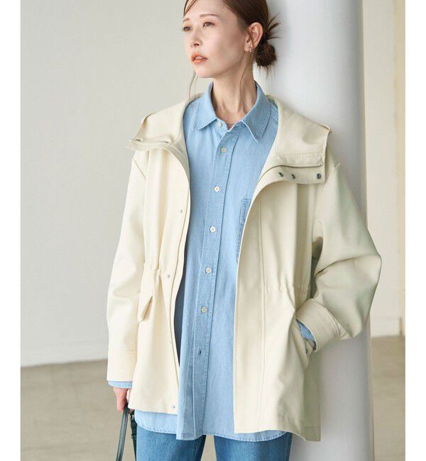 Rope&rsquo;Picnic「【花粉ガード・撥水加工】ミドル丈マウンテンパーカー」|その他|