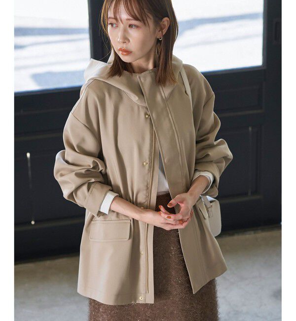 Rope&rsquo;Picnic「【花粉ガード・撥水加工】ミドル丈マウンテンパーカー」|その他|