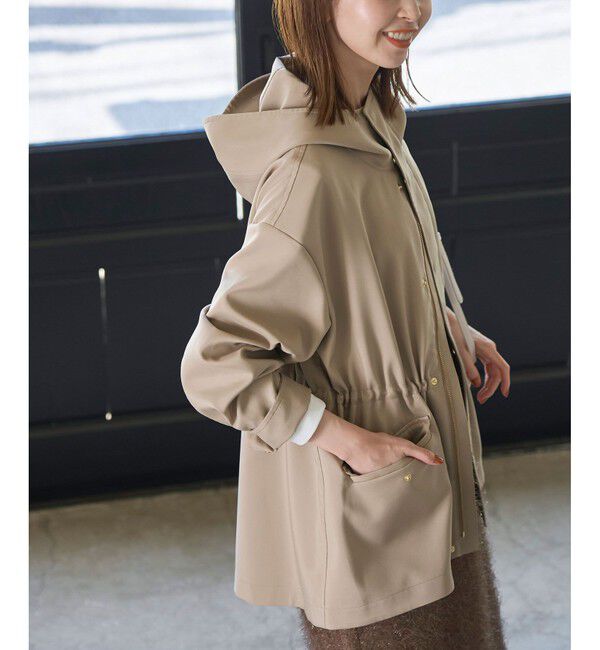 Rope&rsquo;Picnic「【花粉ガード・撥水加工】ミドル丈マウンテンパーカー」|その他|