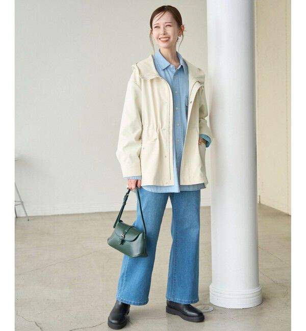 Rope&rsquo;Picnic「【花粉ガード・撥水加工】ミドル丈マウンテンパーカー」|その他|