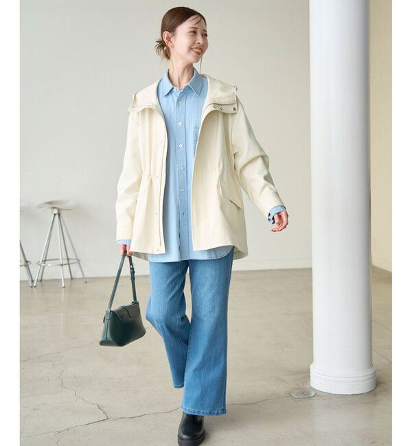 Rope&rsquo;Picnic「【花粉ガード・撥水加工】ミドル丈マウンテンパーカー」|その他|