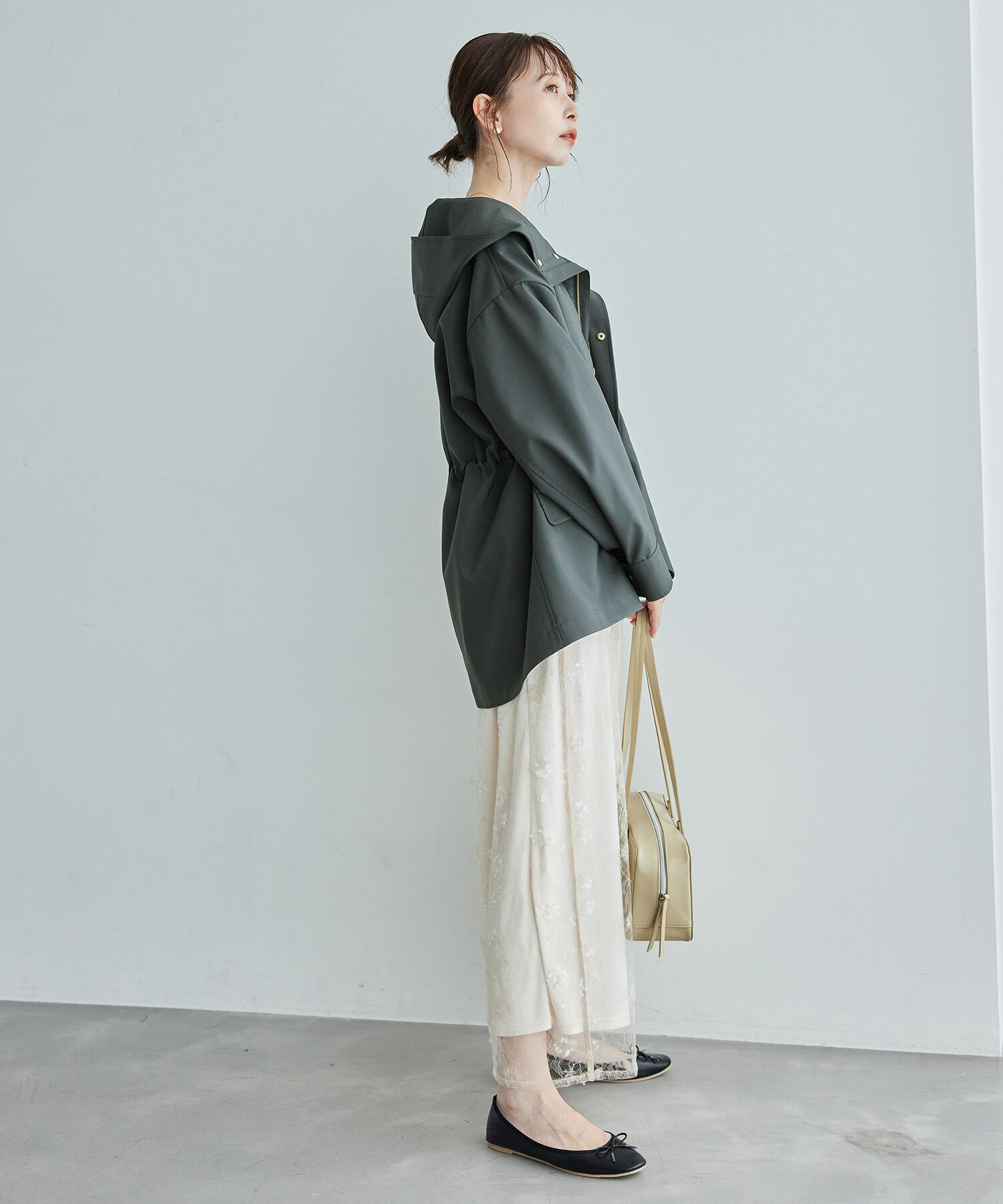 Rope&rsquo;Picnic「【花粉ガード・撥水加工】ミドル丈マウンテンパーカー」|その他|