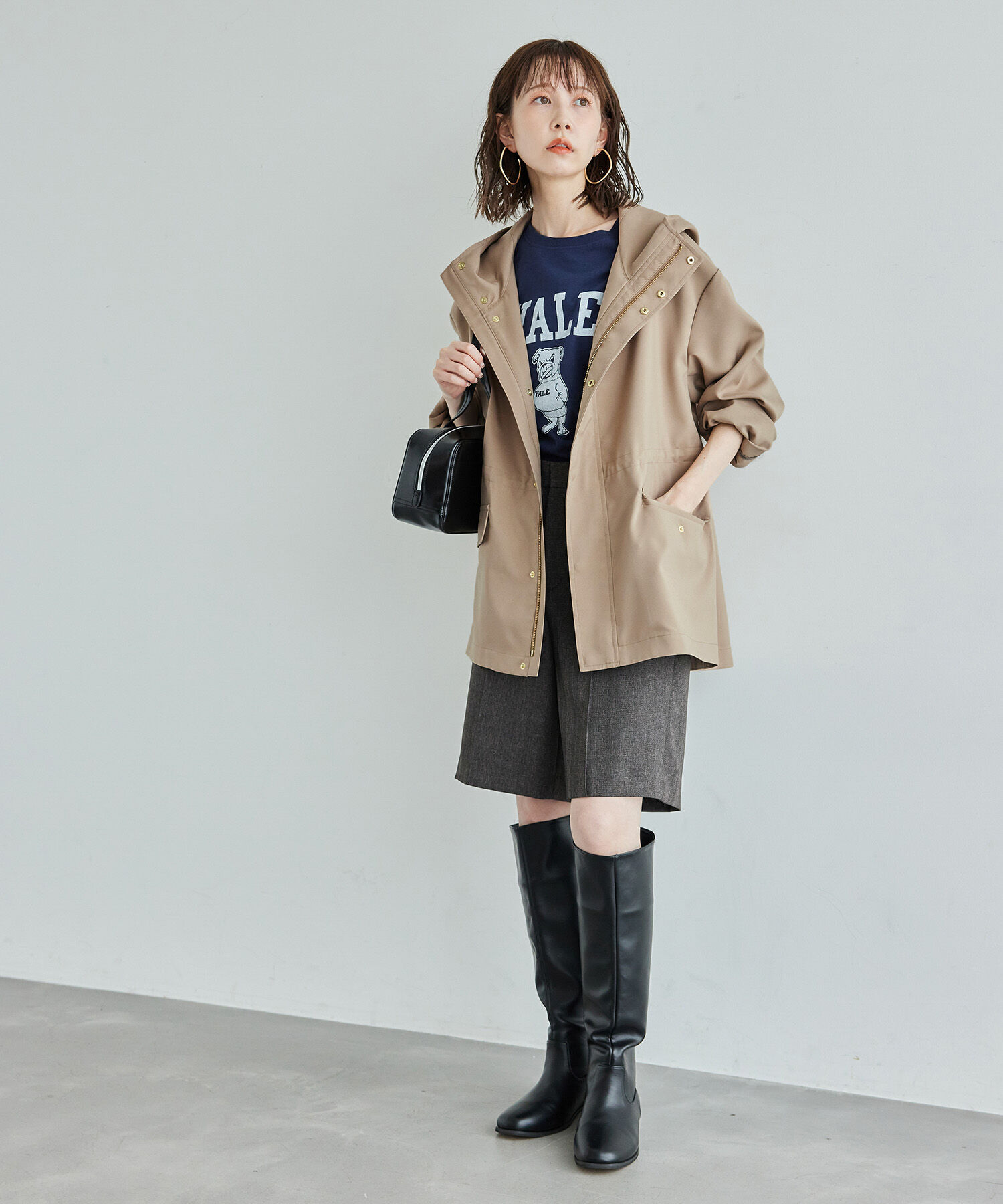 Rope&rsquo;Picnic「【花粉ガード・撥水加工】ミドル丈マウンテンパーカー」|その他|