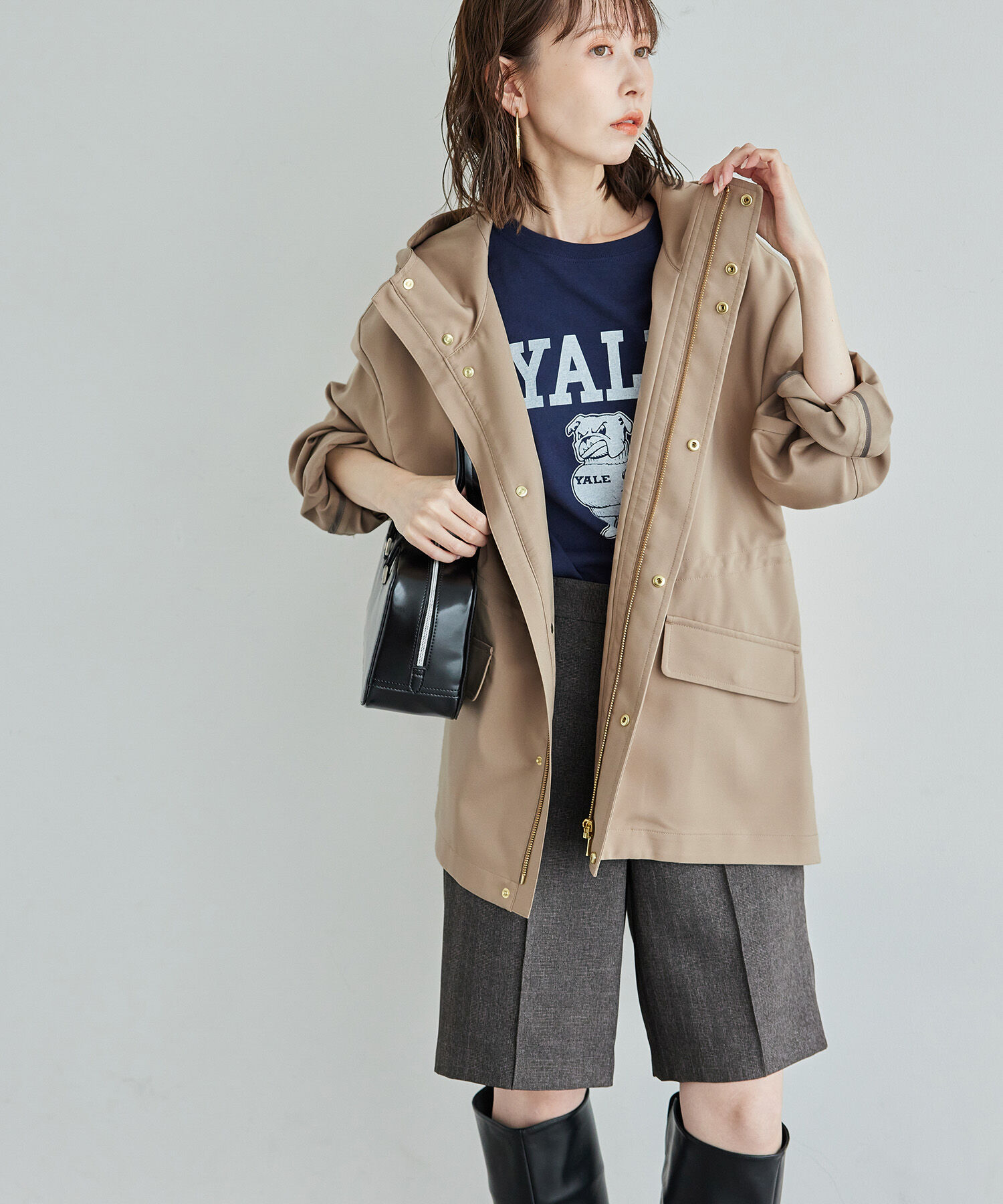 Rope&rsquo;Picnic「【花粉ガード・撥水加工】ミドル丈マウンテンパーカー」|その他|