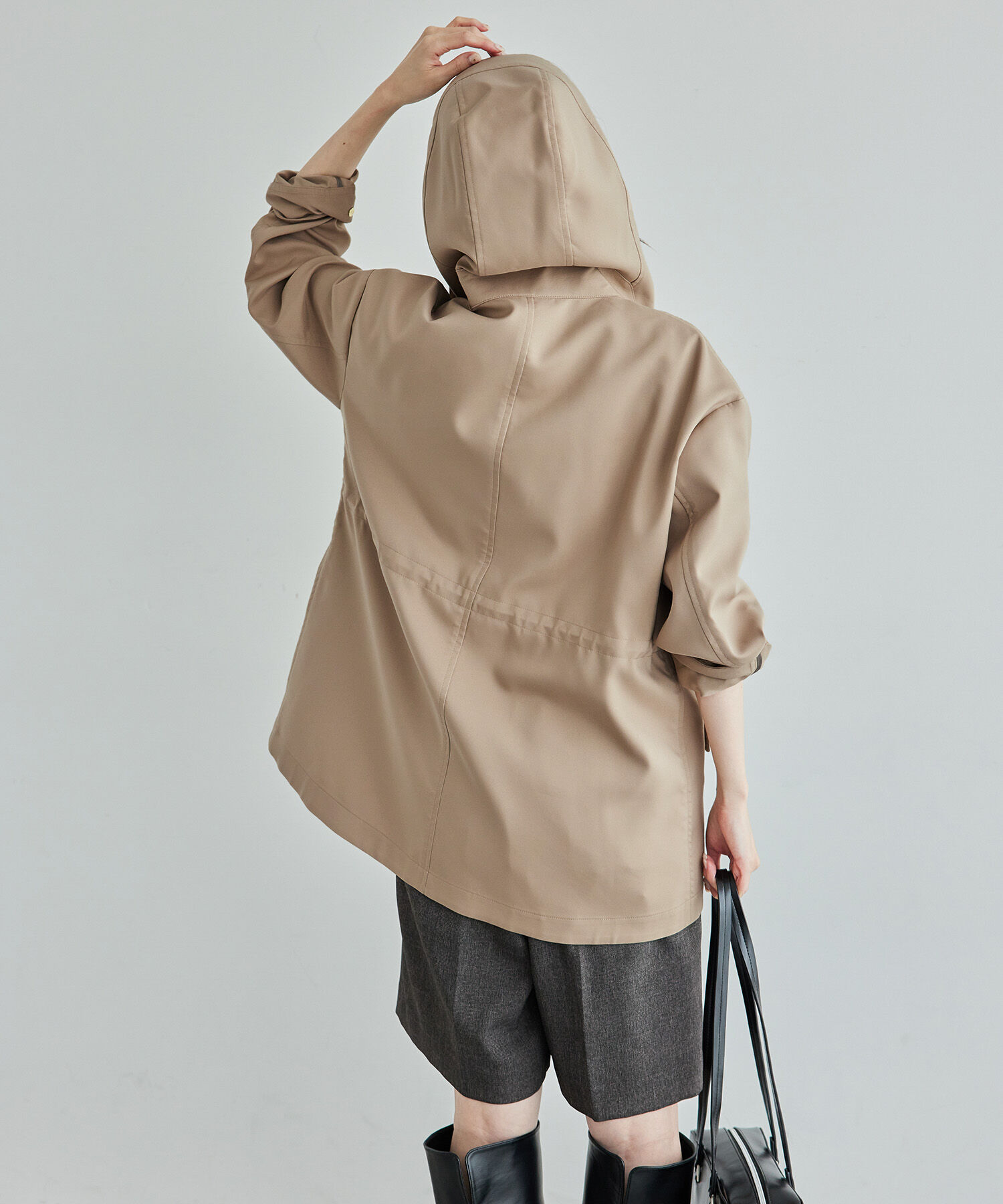 Rope&rsquo;Picnic「【花粉ガード・撥水加工】ミドル丈マウンテンパーカー」|その他|