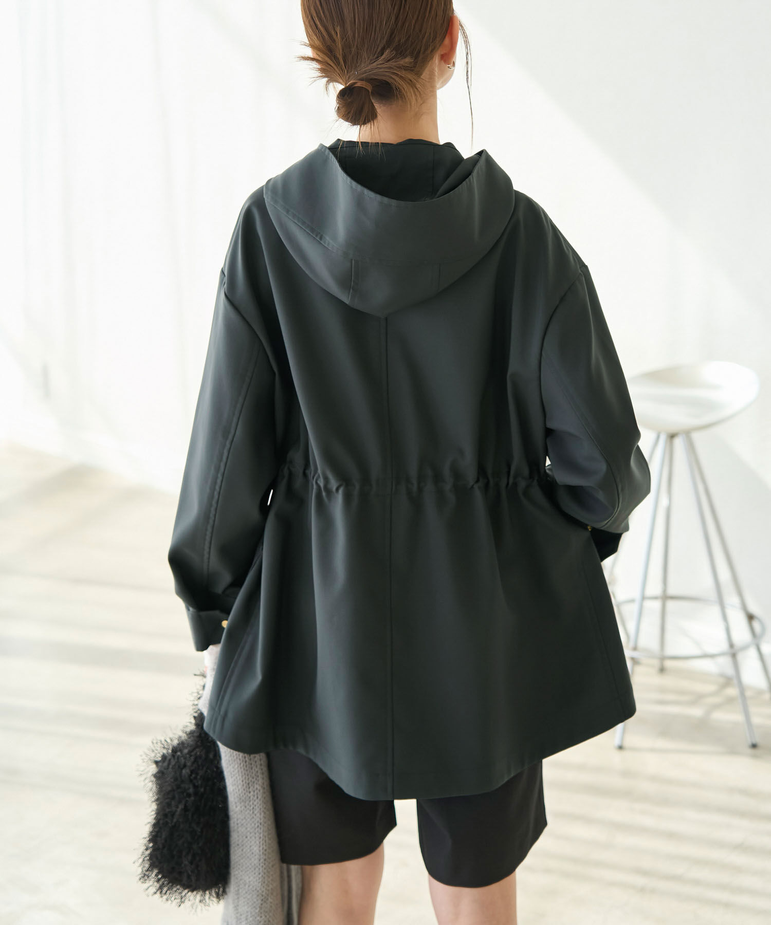 Rope&rsquo;Picnic「【花粉ガード・撥水加工】ミドル丈マウンテンパーカー」|その他|