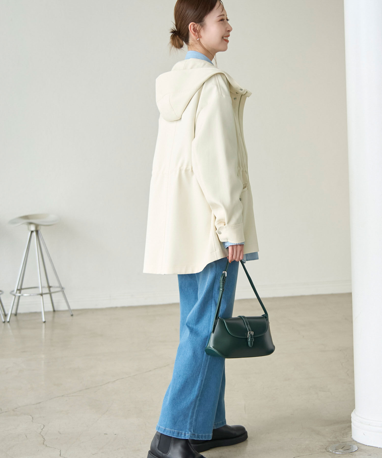 Rope&rsquo;Picnic「【花粉ガード・撥水加工】ミドル丈マウンテンパーカー」|その他|