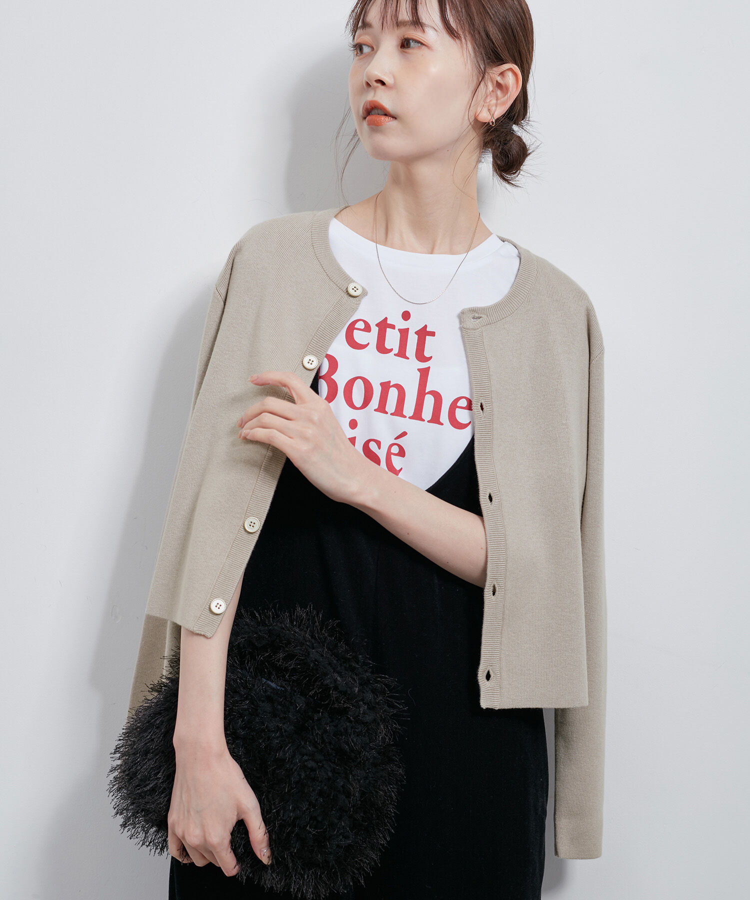 Rope&rsquo;Picnic「綿シルクニットカーディガン」|カーディガン|