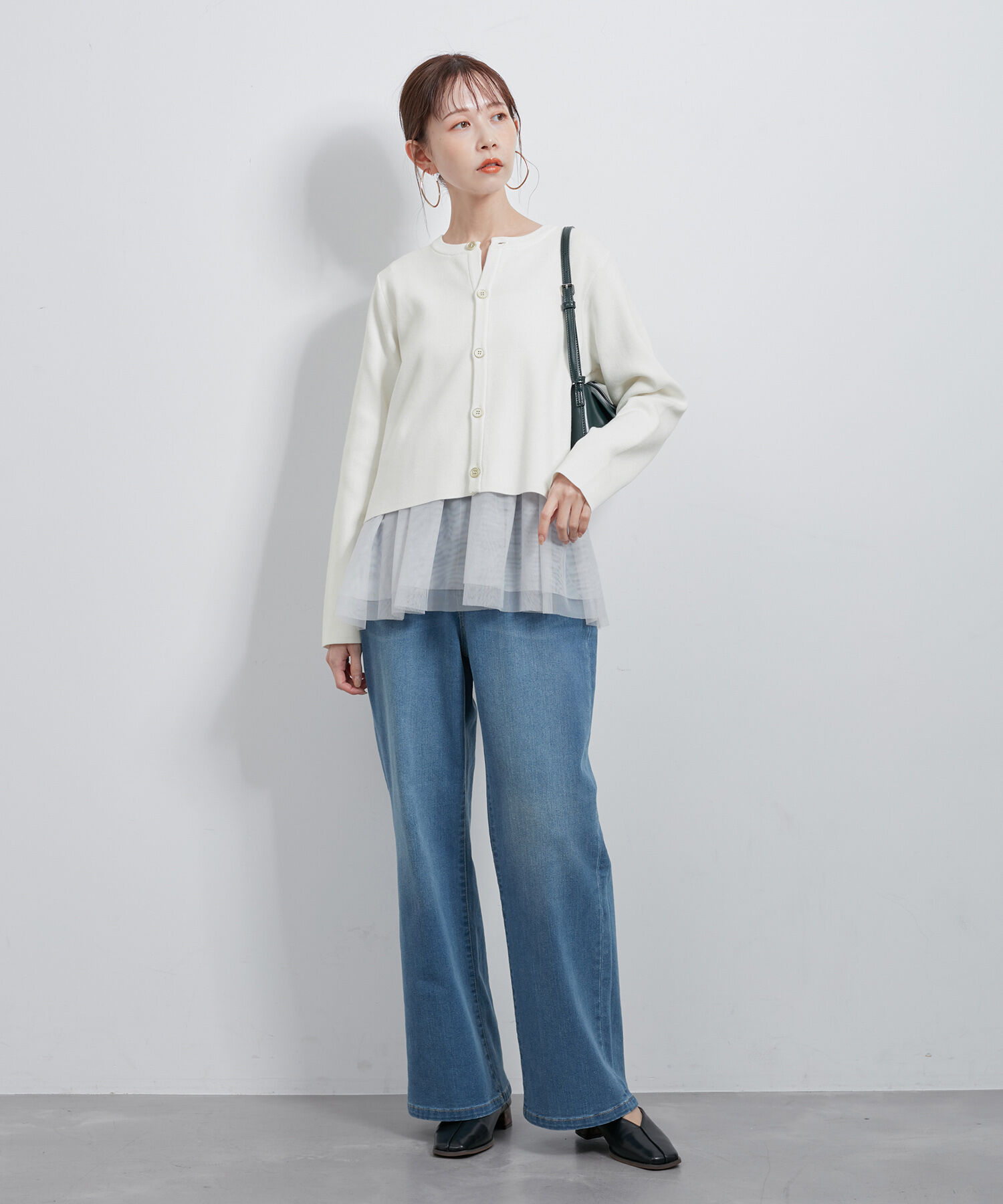 Rope&rsquo;Picnic「綿シルクニットカーディガン」|カーディガン|