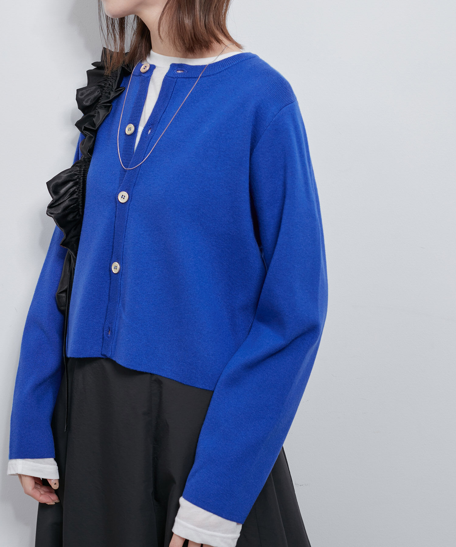 Rope&rsquo;Picnic「綿シルクニットカーディガン」|カーディガン|