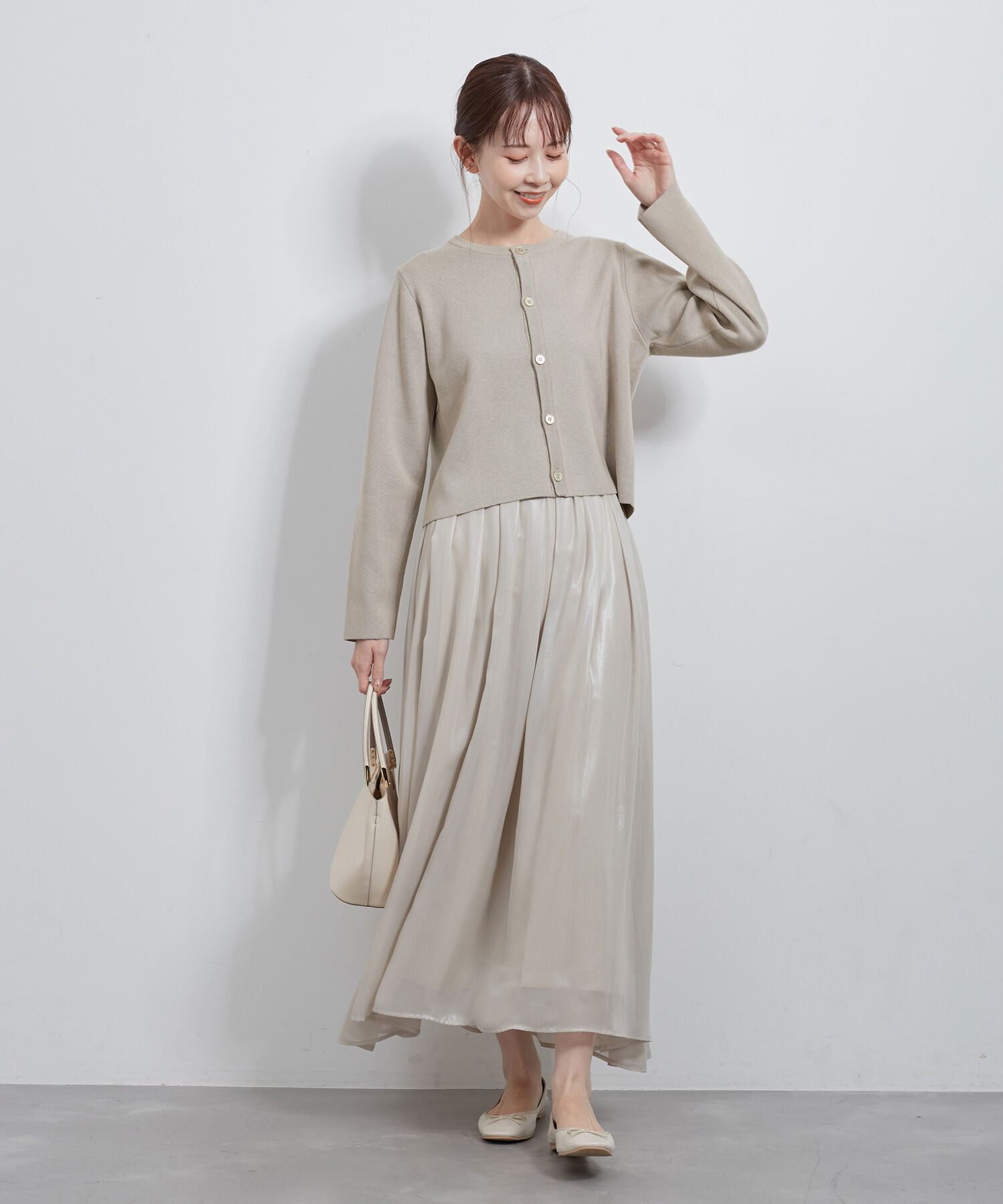 Rope&rsquo;Picnic「綿シルクニットカーディガン」|カーディガン|