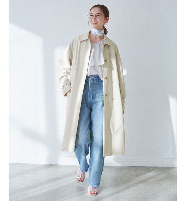 Rope&rsquo;Picnic「【撥水・花粉ガード】ステンカラーコート/スプリングコート」|ステンカラーコート|