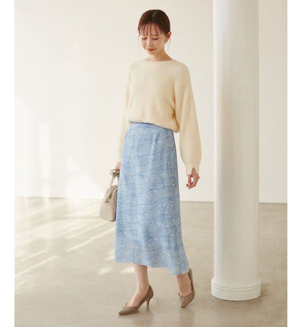 Rope&rsquo;Picnic「【YOKU MOKU/ヨックモック&times;ROPE' PICNIC】ナロースカート」|スカート|