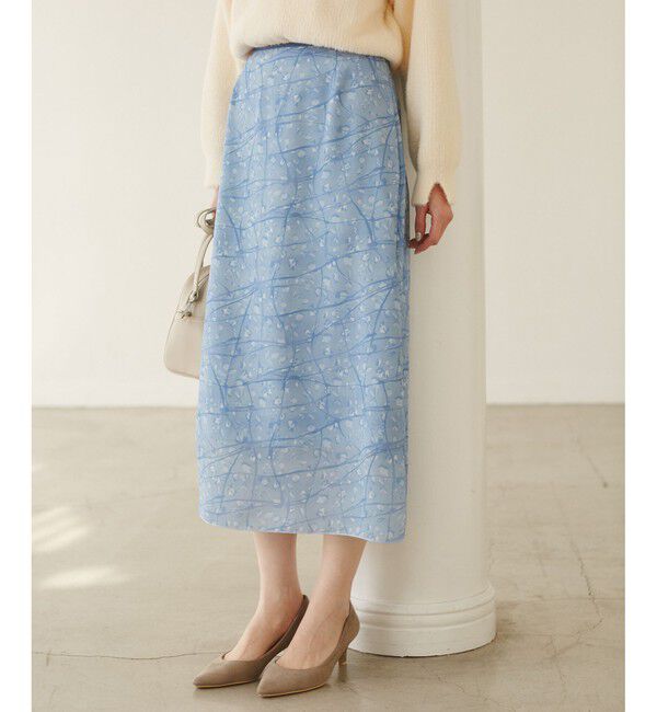 Rope&rsquo;Picnic「【YOKU MOKU/ヨックモック&times;ROPE' PICNIC】ナロースカート」|スカート|