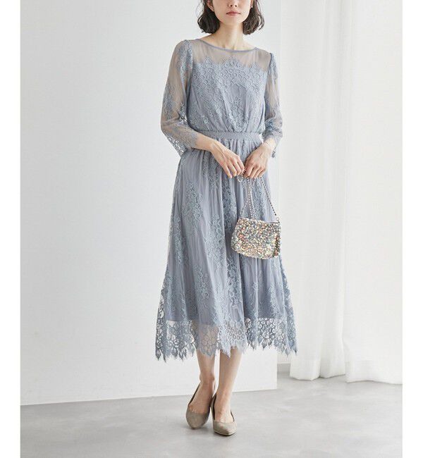 Rope&rsquo;Picnic「【Mon E&rsquo;toile/モンエトワール】【結婚式にも】レースDRESS」|ドレス|