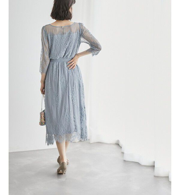 Rope&rsquo;Picnic「【Mon E&rsquo;toile/モンエトワール】【結婚式にも】レースDRESS」|ドレス|