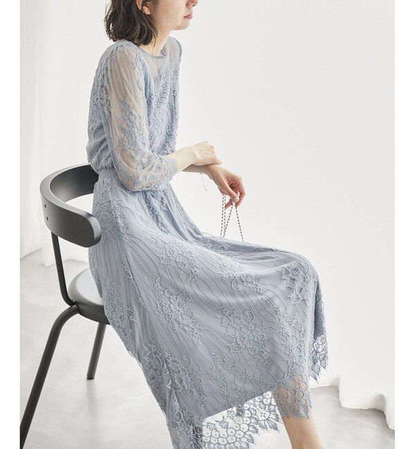 Rope&rsquo;Picnic「【Mon E&rsquo;toile/モンエトワール】【結婚式にも】レースDRESS」|ドレス|