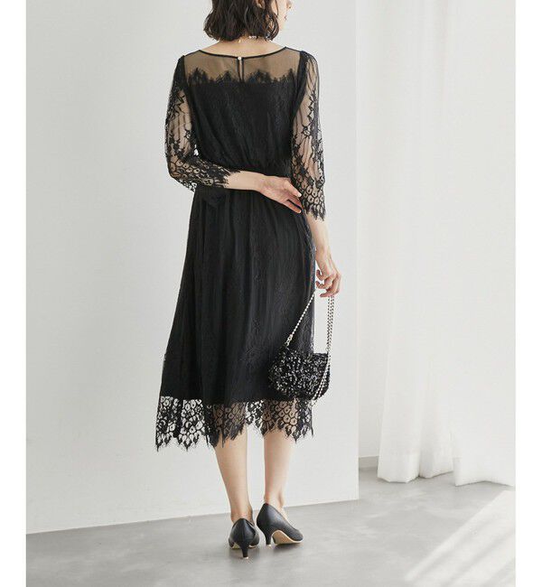 Rope&rsquo;Picnic「【Mon E&rsquo;toile/モンエトワール】【結婚式にも】レースDRESS」|ドレス|