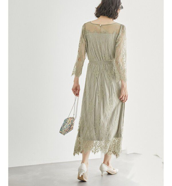 Rope&rsquo;Picnic「【Mon E&rsquo;toile/モンエトワール】【結婚式にも】レースDRESS」|ドレス|