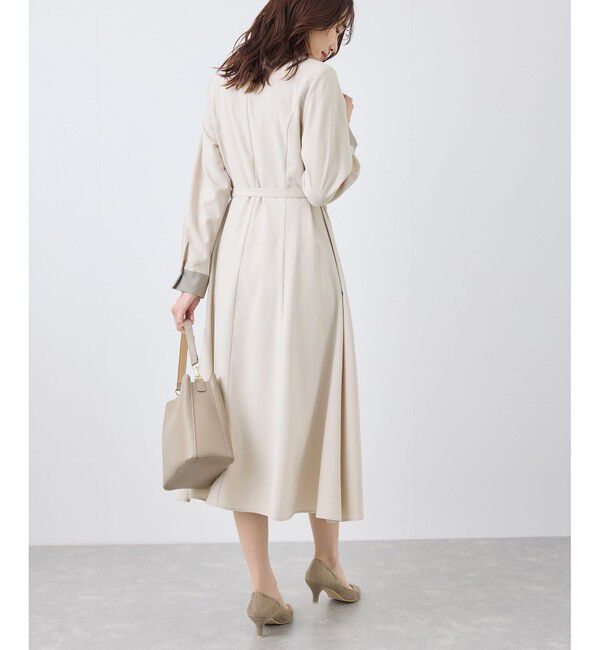 Rope&rsquo;Picnic「【3サイズ展開】配色アソートシャツワンピース」|ワンピース|