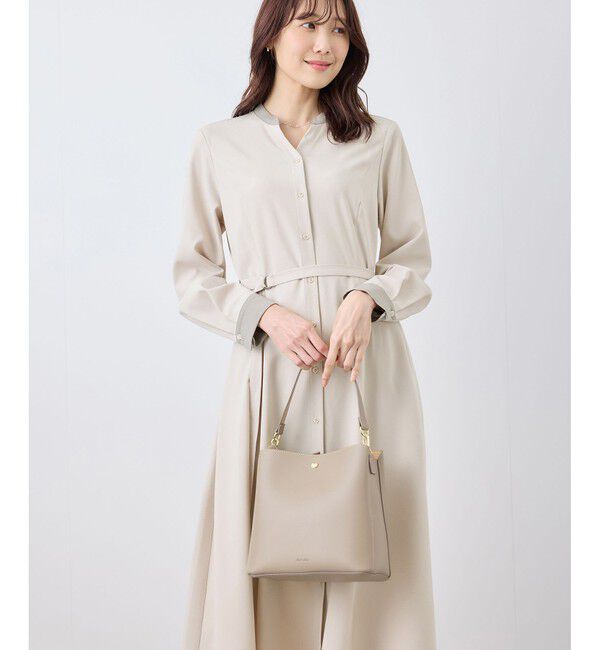 Rope&rsquo;Picnic「【3サイズ展開】配色アソートシャツワンピース」|ワンピース|