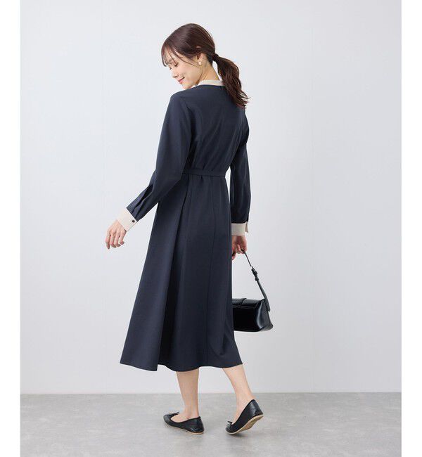 Rope&rsquo;Picnic「【3サイズ展開】配色アソートシャツワンピース」|ワンピース|