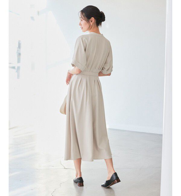 Rope&rsquo;Picnic「【3サイズ展開】シャツコンシャス半袖ワンピース」|ワンピース|