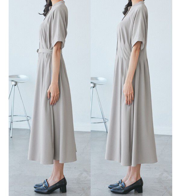 Rope&rsquo;Picnic「【3サイズ展開】シャツコンシャス半袖ワンピース」|ワンピース|