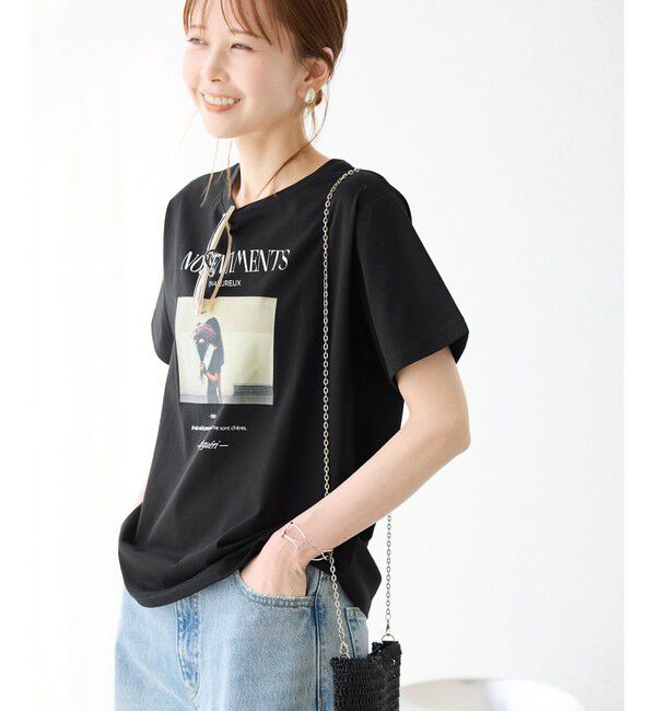 Rope&rsquo;Picnic「【UVカット・洗濯機OK・接触冷感】RENUアソートフォトTシャツ/リンクコーデ・新色追加」|Tシャツ・カットソー|