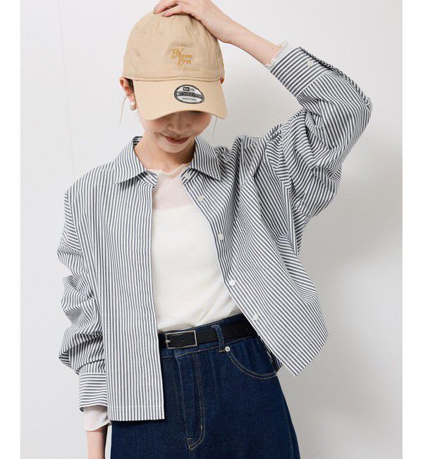 Rope&rsquo;Picnic「ベーシッククロップドシャツ/イージーケア」|シャツ・ブラウス|