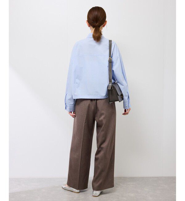 Rope&rsquo;Picnic「ベーシッククロップドシャツ/イージーケア」|シャツ・ブラウス|