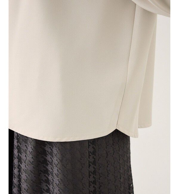 Rope&rsquo;Picnic「配色パイピングブラウス」|シャツ・ブラウス|