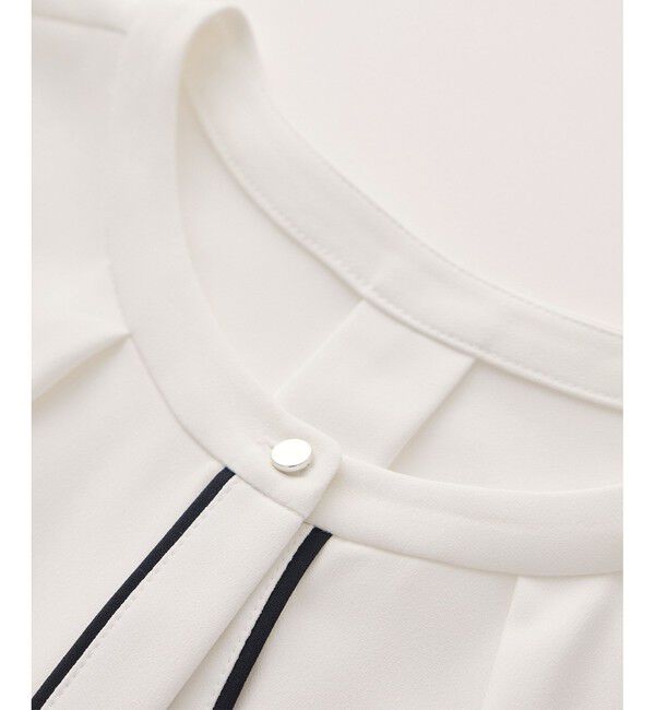 Rope&rsquo;Picnic「配色パイピングブラウス」|シャツ・ブラウス|