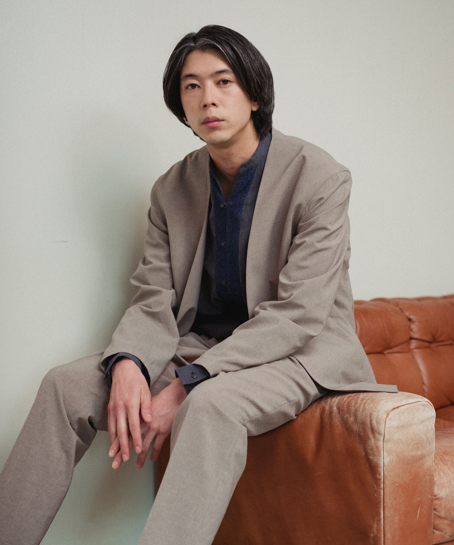 ADAM ET ROPE'「【別注】《ne Quittez pas / ヌキテパ》OVER SIZE Caftan SHIRT」|シャツ・ブラウス|