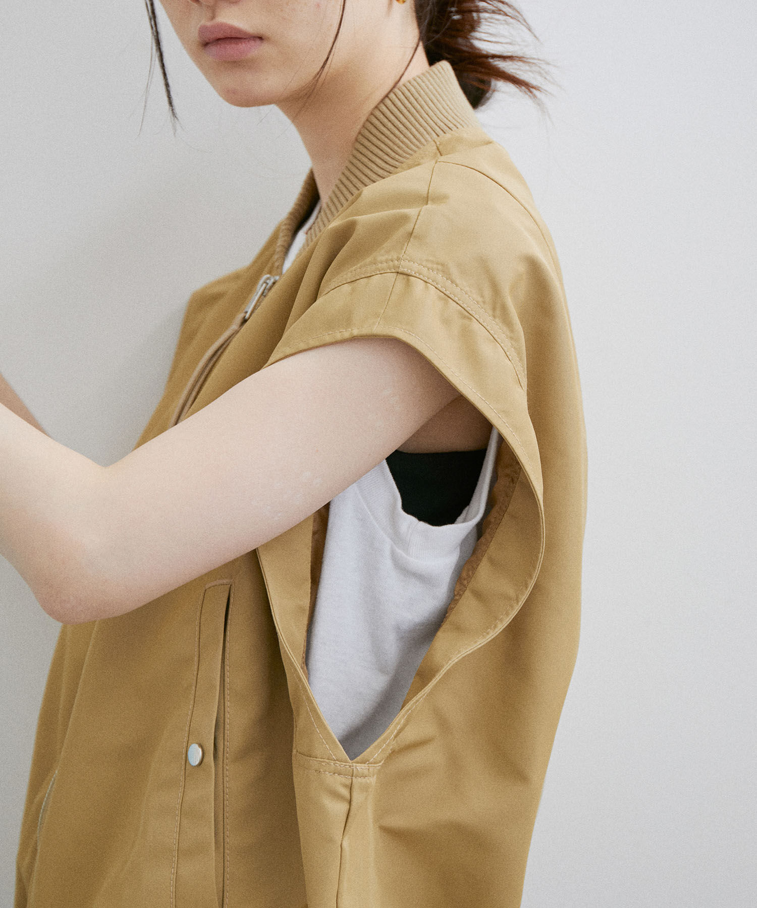 ADAM ET ROPE'「【WEB限定】MA-1ジレ」|その他|