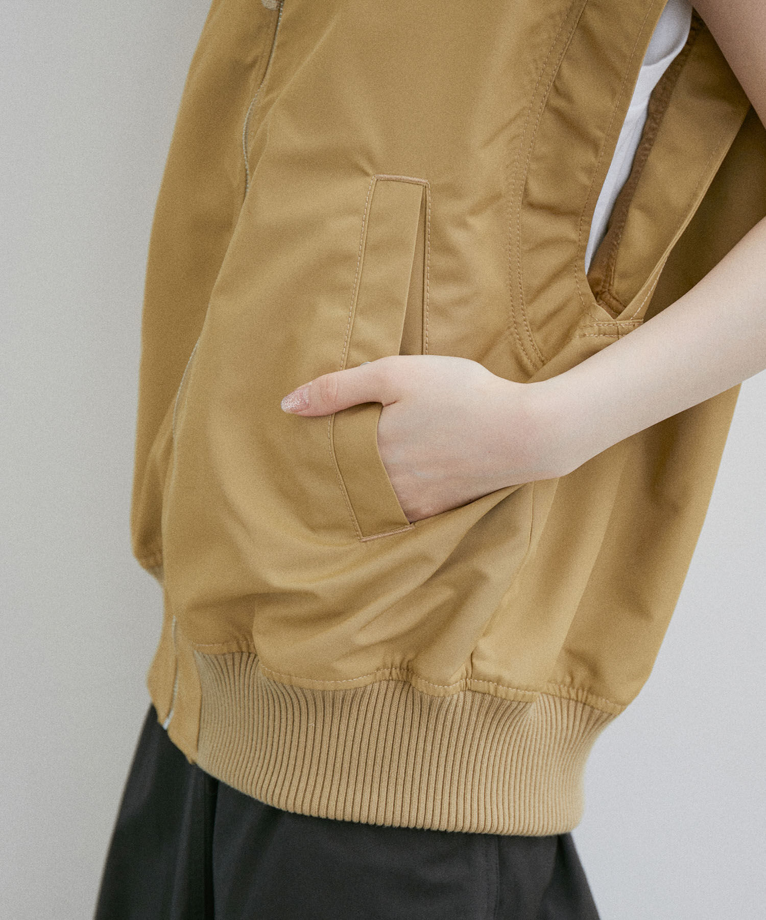 ADAM ET ROPE'「【WEB限定】MA-1ジレ」|その他|