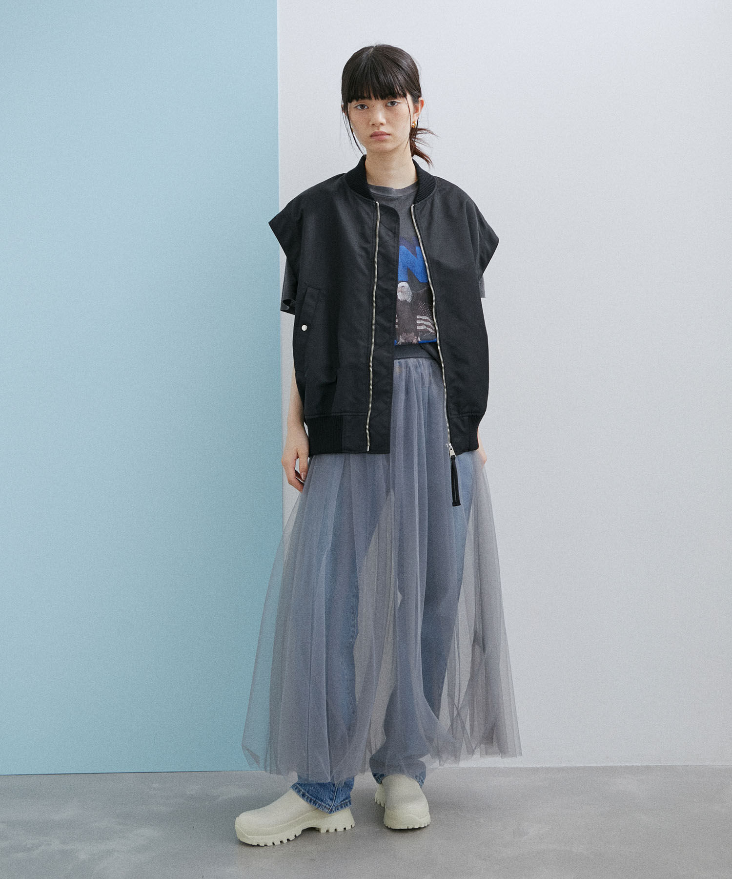 ADAM ET ROPE'「【WEB限定】MA-1ジレ」|その他|