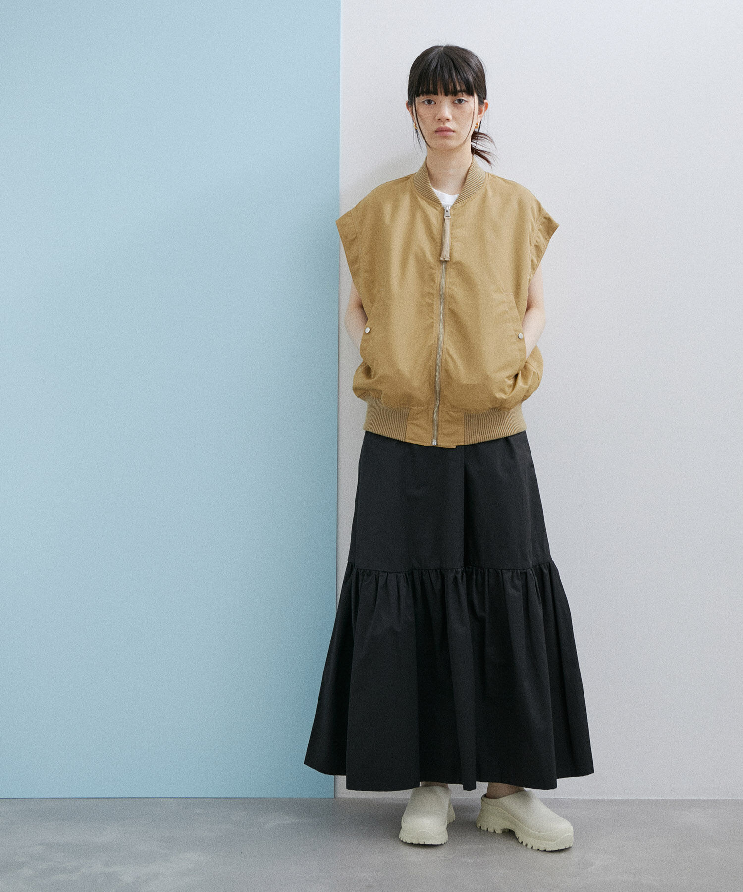 ADAM ET ROPE'「【WEB限定】MA-1ジレ」|その他|