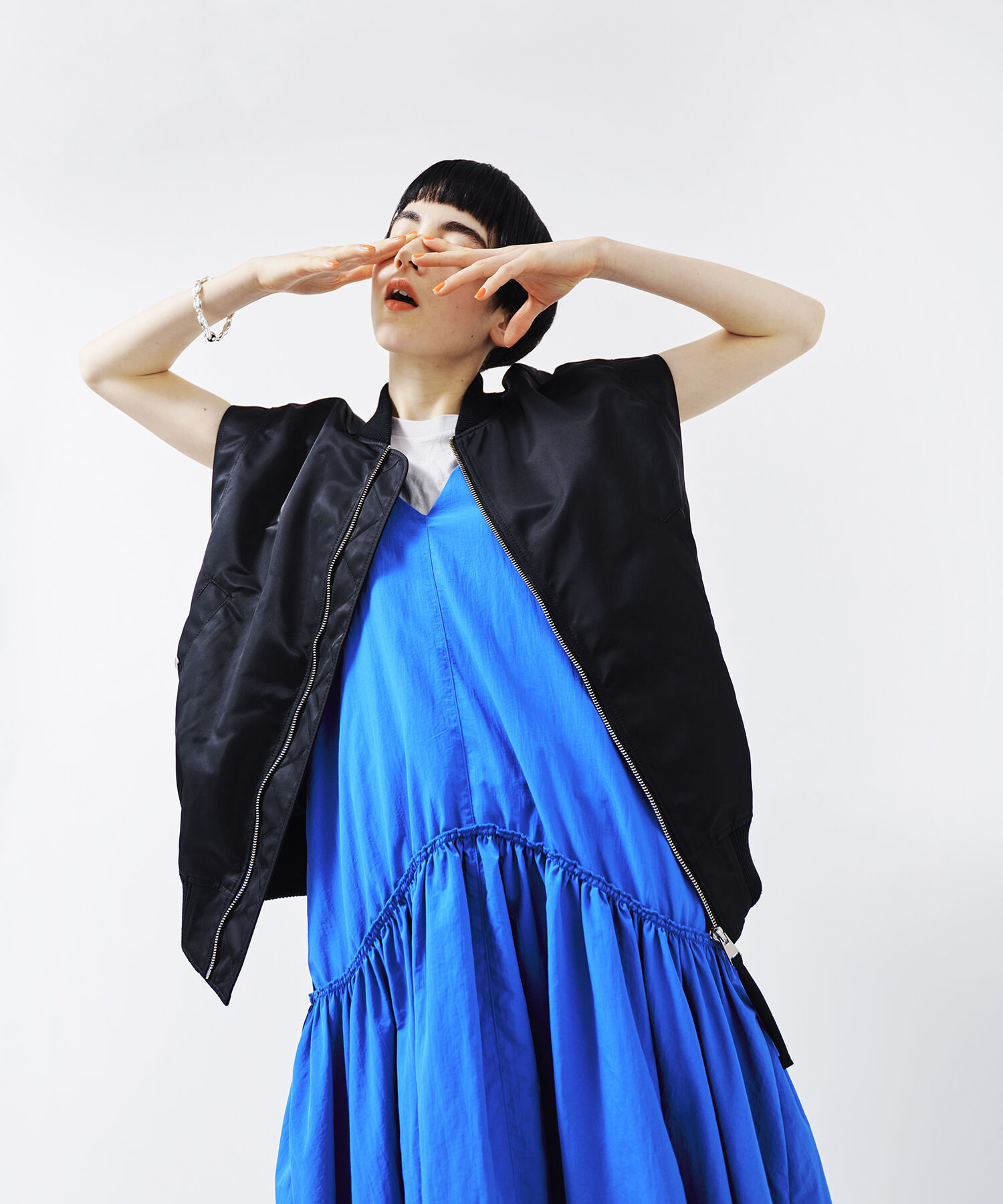 ADAM ET ROPE'「【WEB限定】MA-1ジレ」|その他|