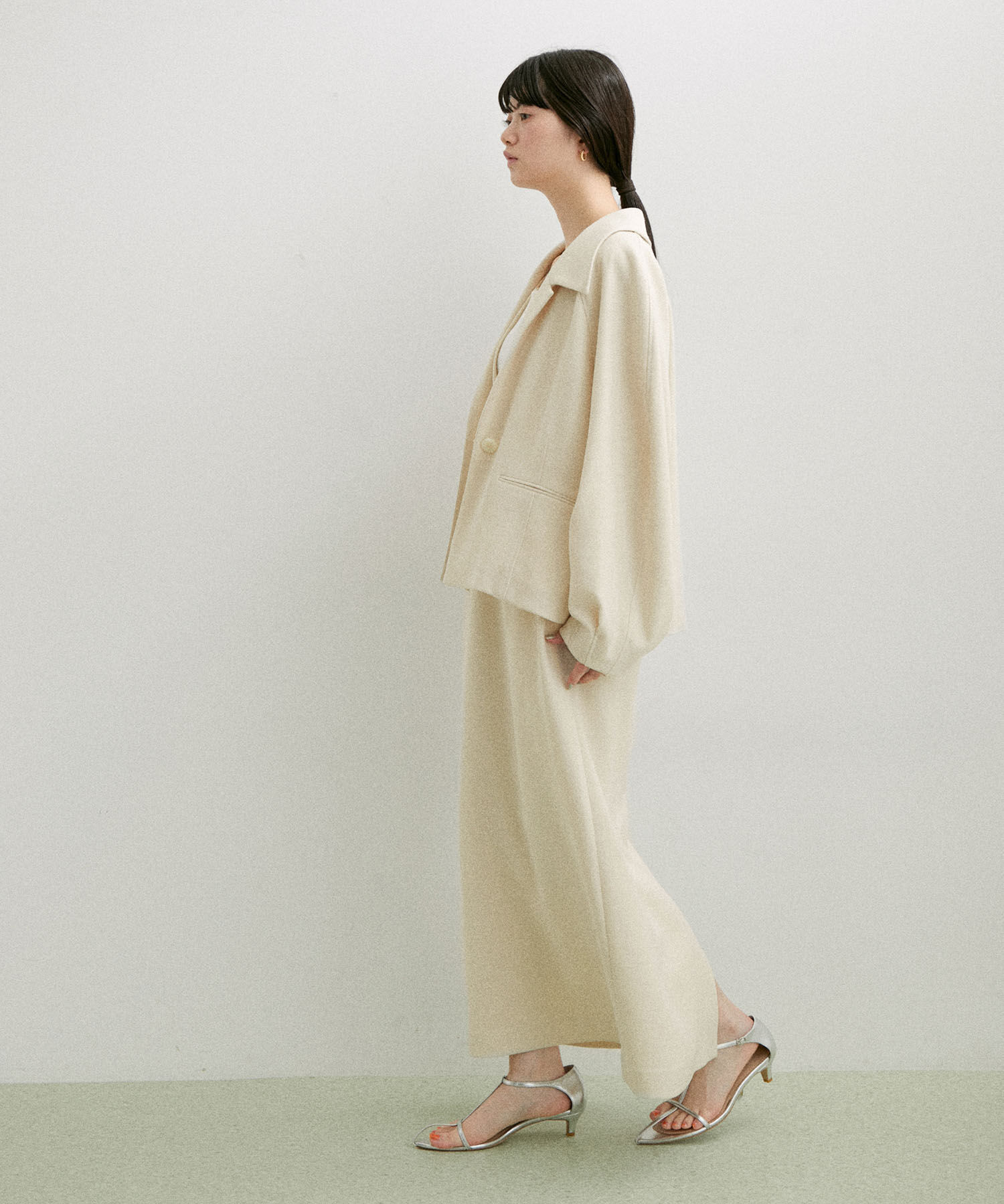 ADAM ET ROPE'「【セットアップ対応】コクーンスリーブジャケット」|テーラードジャケット|