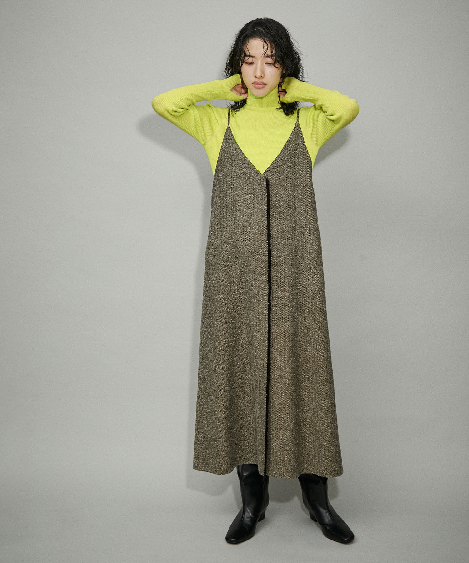 ADAM ET ROPE'「【WEB限定】エコベロRIBタートル」|ニット・セーター|